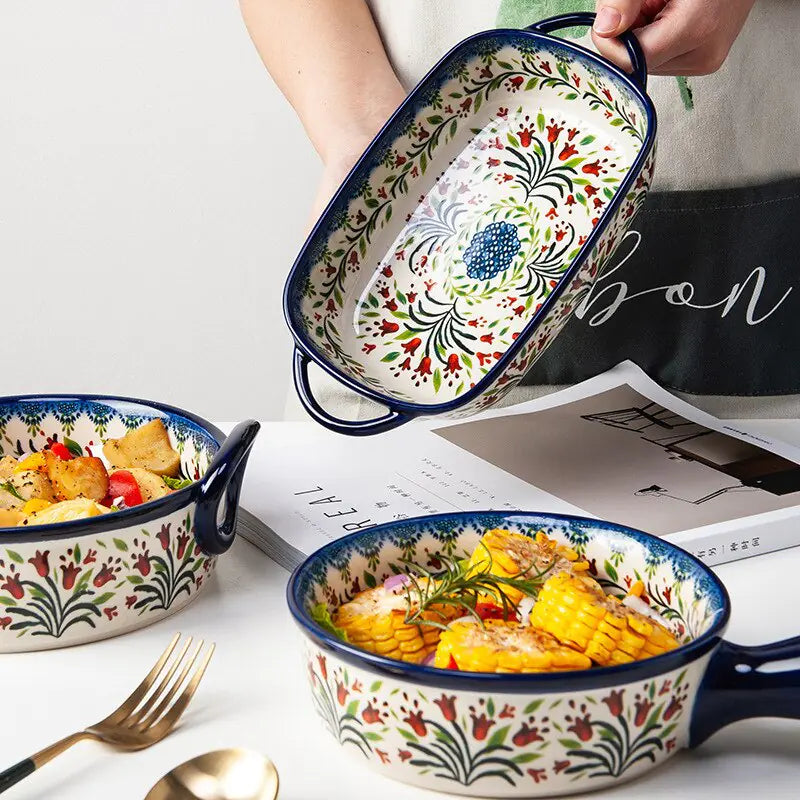 Nordic Ceramic Dinnerware Bakeware Set